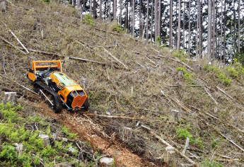 MDB Srl, portattrezzi radiocomandati per i lavori forestali in condizioni estreme e la manutenzione del verde stradale